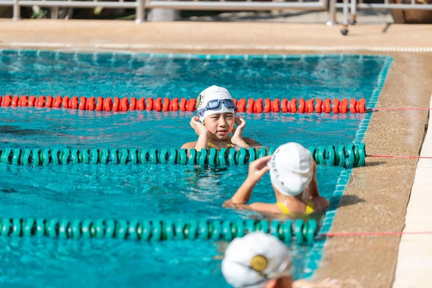 Swimming lesson